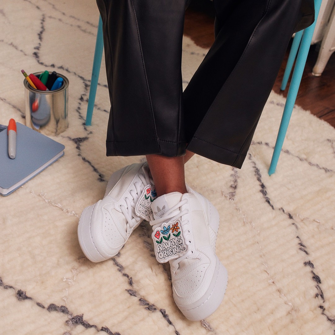 adidas forum bold look